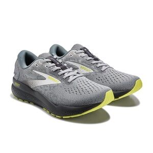 Brooks Men's Ghost 16 Running Shoe Gray/Lime NEW with box